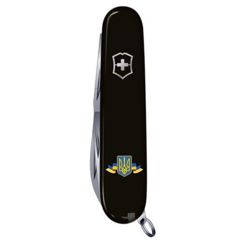 Ніж Victorinox Huntsman Ukraine Герб України зі стрічкою Фото 2